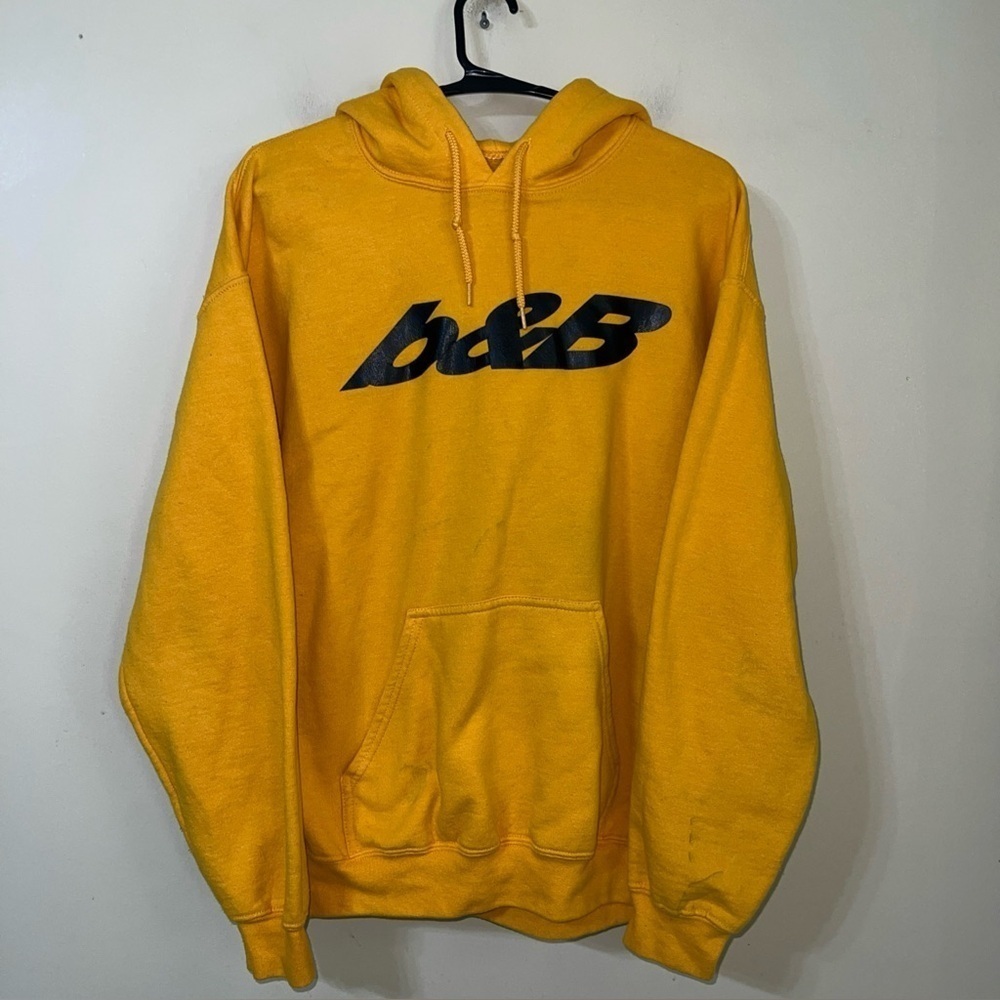 Post Malone Beerbongs & Bentleys Yellow Hoodie Concert Tour Medium